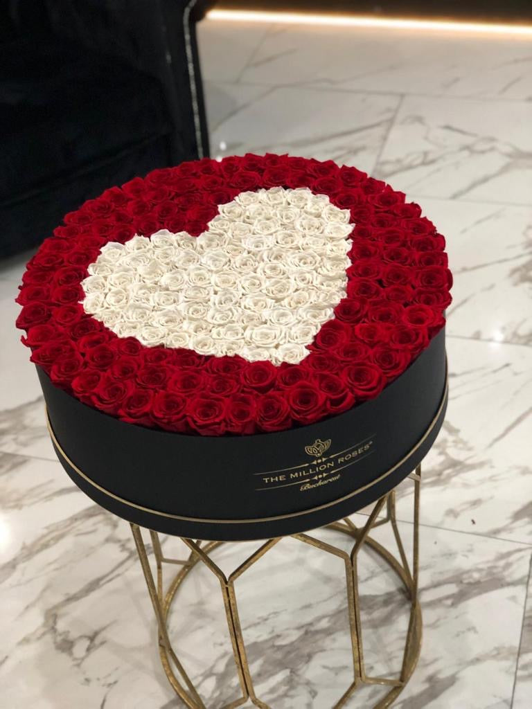 201 Trandafiri criogenați roșii - The Million Luxury