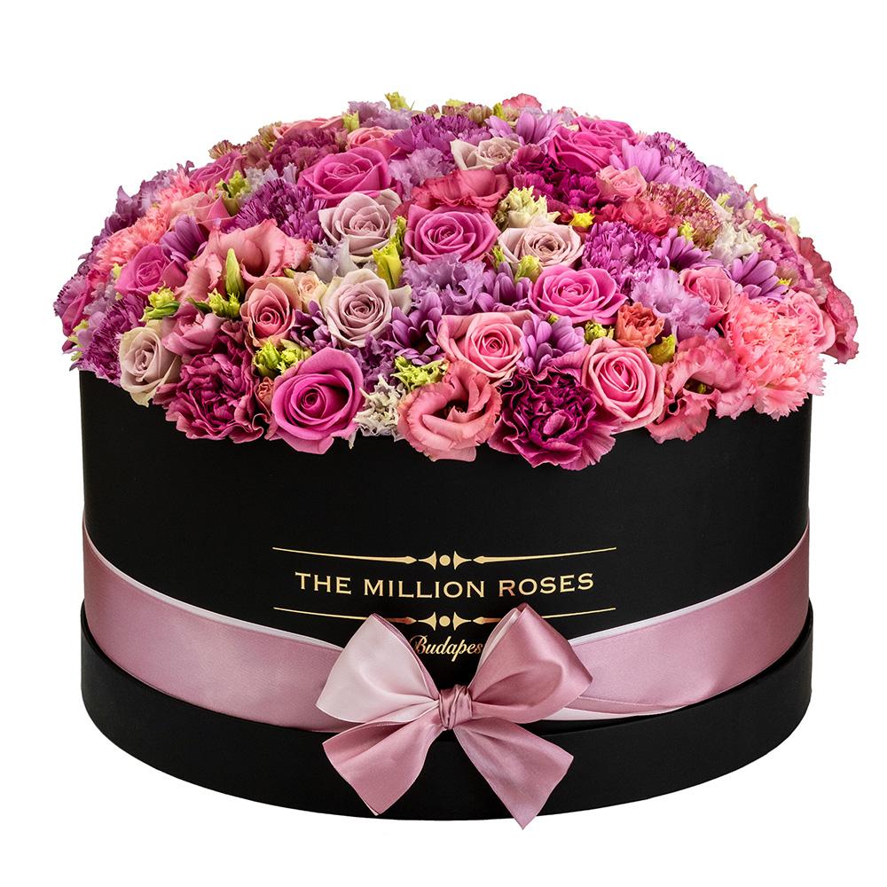 Aranjament floral de primavară-vară-Luxury edition-Flori mixte