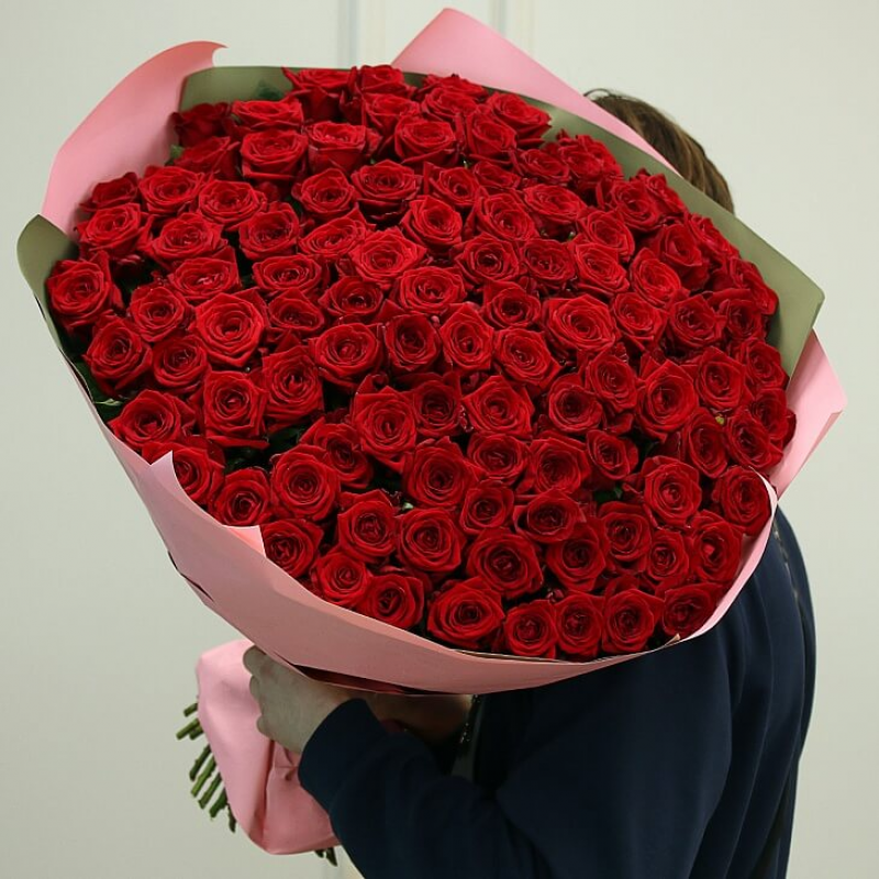 Buchet de trandafiri naturali rosii - O iubire eterna